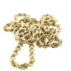 Image 7 of Gold twisted link chain | 50.5 cm