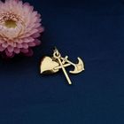 Image 2 of Gold Faith, Hope, Love Pendant