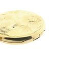 Afbeelding 10 van Vintage gouden medaillon hanger; Floraal design