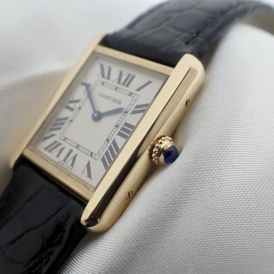 Cartier Tank Solo; 18k gold women's watch Image 2 of Cartier Tank Solo; 18k gold women's watch
