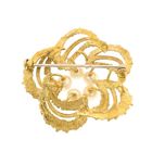 Image 3 of Gold brooch with pearl