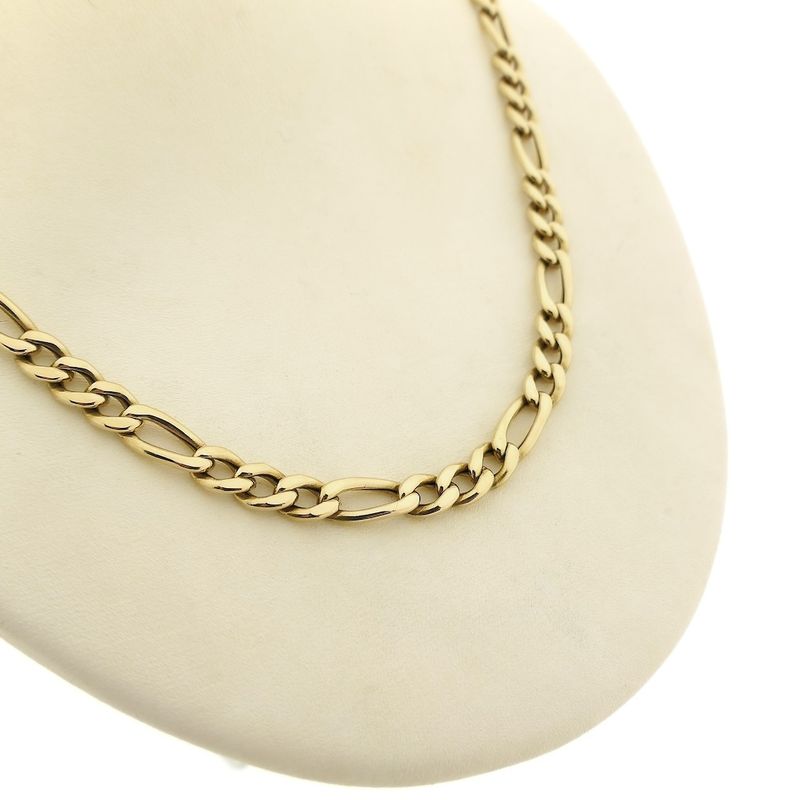 Image 3 of Golden Figaro link chain