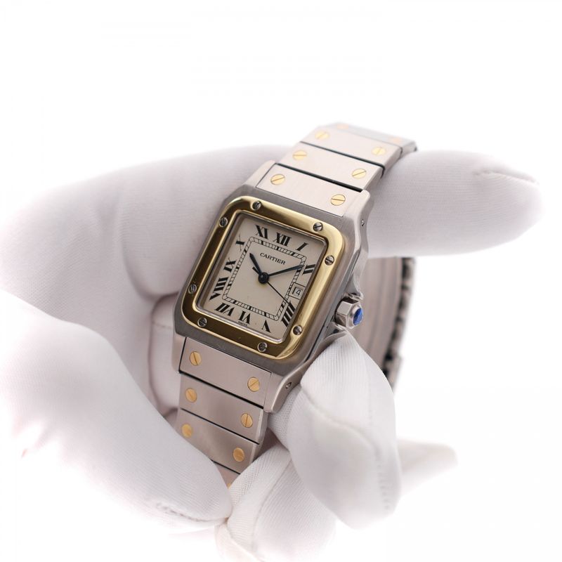 Afbeelding 5 van Cartier Santos 'Spider Dial' 2961; Vintage Automatisch Horloge