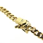 Image 6 of Sturdy gold gourmet link chain | 56 cm