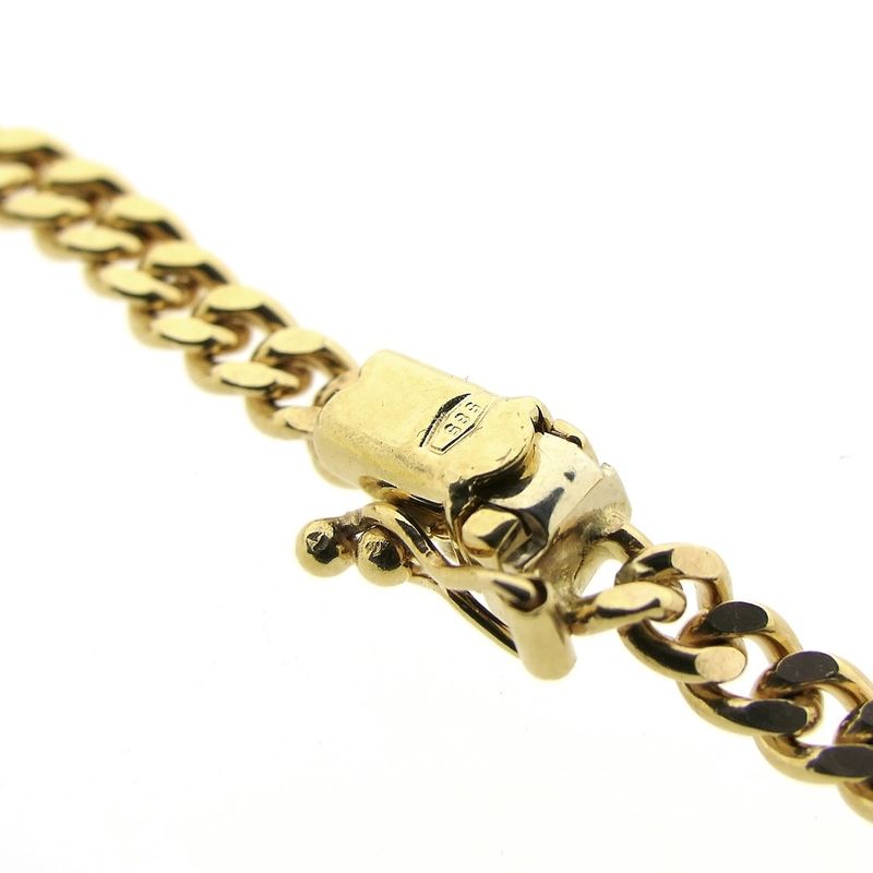 Image 6 of Sturdy gold gourmet link chain | 56 cm