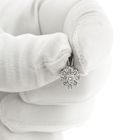 Image 11 of White gold minimalist pendant with diamond | 0.34 ct.