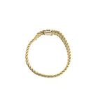 Afbeelding 3 van Gouden Franse gourmetschakel armband | 19 cm