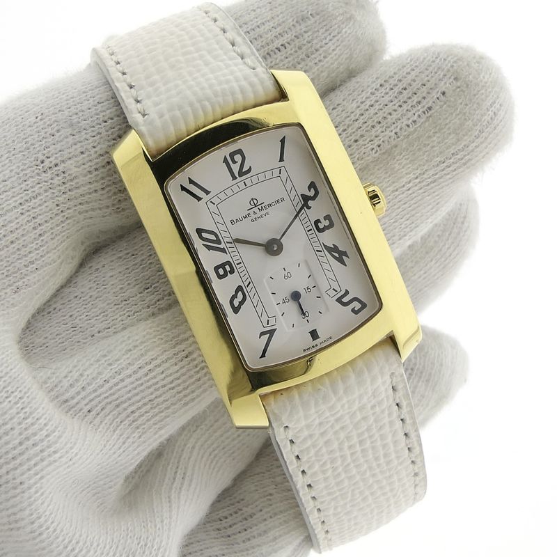 Image 5 of Baume Mercier Hampton MV045224; 18k gold watch