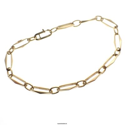 Image 1 of Gold closed for ever bracelet | 20 cm