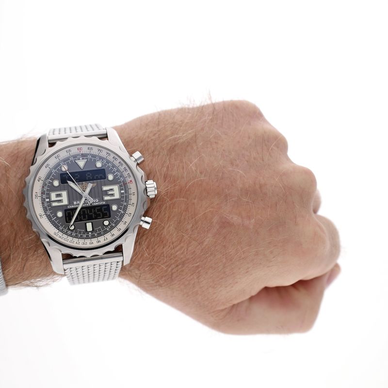 Image 19 of Breitling Professional Chronospace A78365; Men's pilot's watch