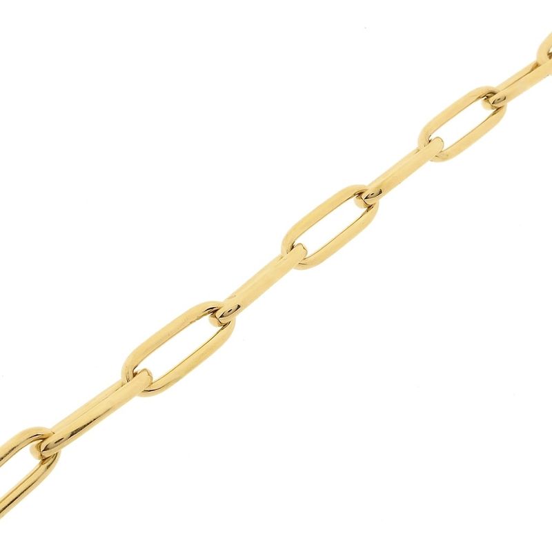 Image 9 of Sheep/Lemon gold anchor link bracelet