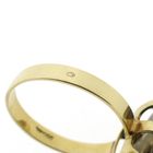 Image 5 of Gold ring with tiger's eye.