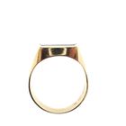 Image 4 of Large gold men's signet ring with onyx