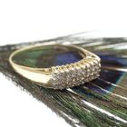 Image 8 of Gold ring pavé set with diamonds | approx. 0.14 ct.