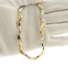 Image 10 of Two-tone gold fantasy link chain | 44 cm