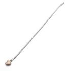 Image 3 of Pandora Moments bracelet; Silver with rose gold-plated clasp; Heart and snake chain | 19.5 cm