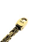 Image 9 of Gold square king link necklace | 61 cm