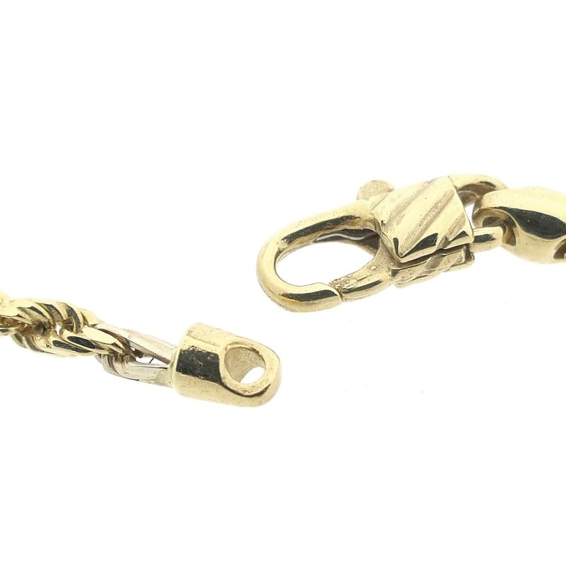 Image 5 of Two-tone gold Figarope necklace; Cento group