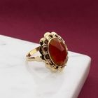 Image 2 of Vintage Gold Ring with Carnelian