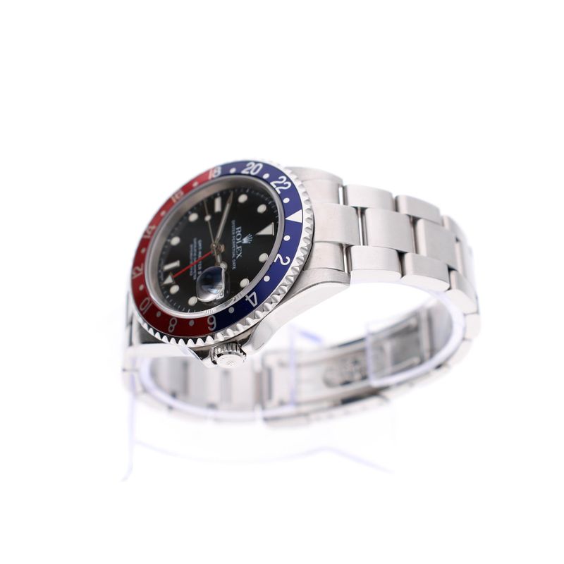 Afbeelding 6 van Rolex GMT-Master II 'Pepsi' 16710; Automatisch Heren Horloge
