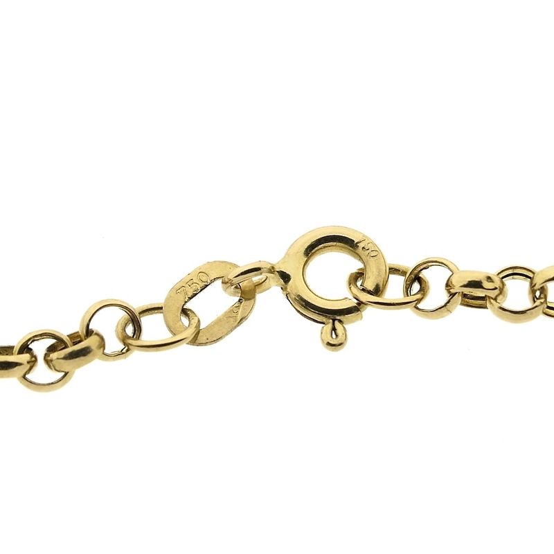Image 5 of 18-karat gold chain link necklace | 46 cm