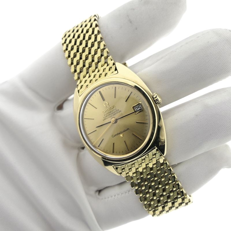 Image 11 of Omega Constellation Automatic Chronometer 168.009; Vintage 14k gold men's watch