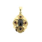 Image 1 of Vintage gold pendant with garnet | Amsterdam