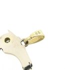 Image 5 of Two-tone gold pendant with diamond; Toucan