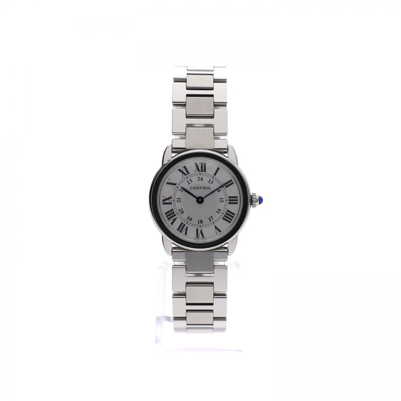 Afbeelding 1 van Cartier Ronde Solo 'Small' W6701004 3601; Dames Horloge