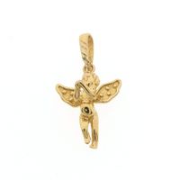 18 carat gold pendant of an angel