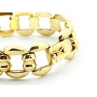 Image 3 of Gold wide link bracelet made of 14 carat gold