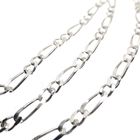 Image 3 of Silver chain; figaro link | 59 cm