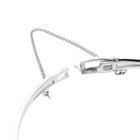 Afbeelding 8 van Witgouden slavenarmband met diamanten; 0,17 ct. 
