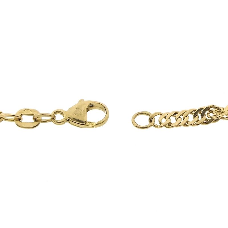 Image 6 of Gold twisted link bracelet | 21.5 cm
