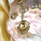 Image 3 of Vintage gold pendant with ball