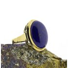 Image 8 of Gold ring with Lapis Lazuli | Vintage
