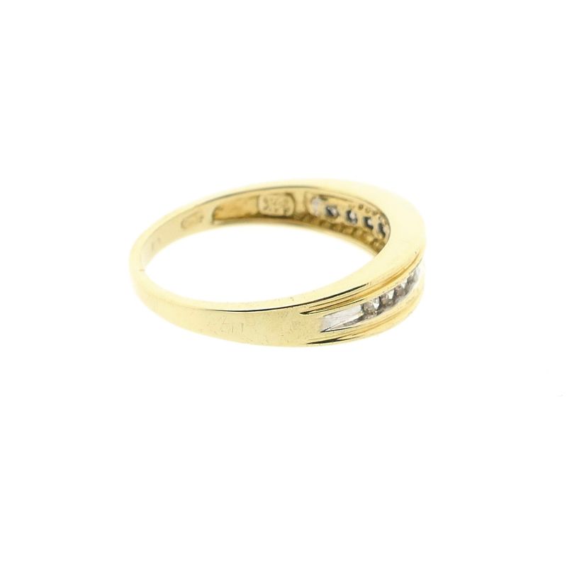 Image 5 of Bicolor Gold Ring with Zirconia