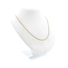 Image 5 of Gold flat gourmet link chain | 42.5 cm