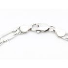 Image 4 of Silver bracelet; Figaro link | 21 cm