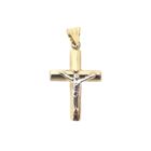 Image 1 of Bicolor gold cross with corpus