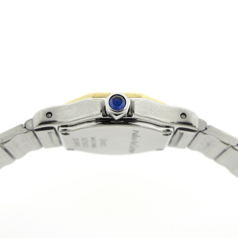 Image 13 of Cartier Santos Octagon; Gold/steel women's watch