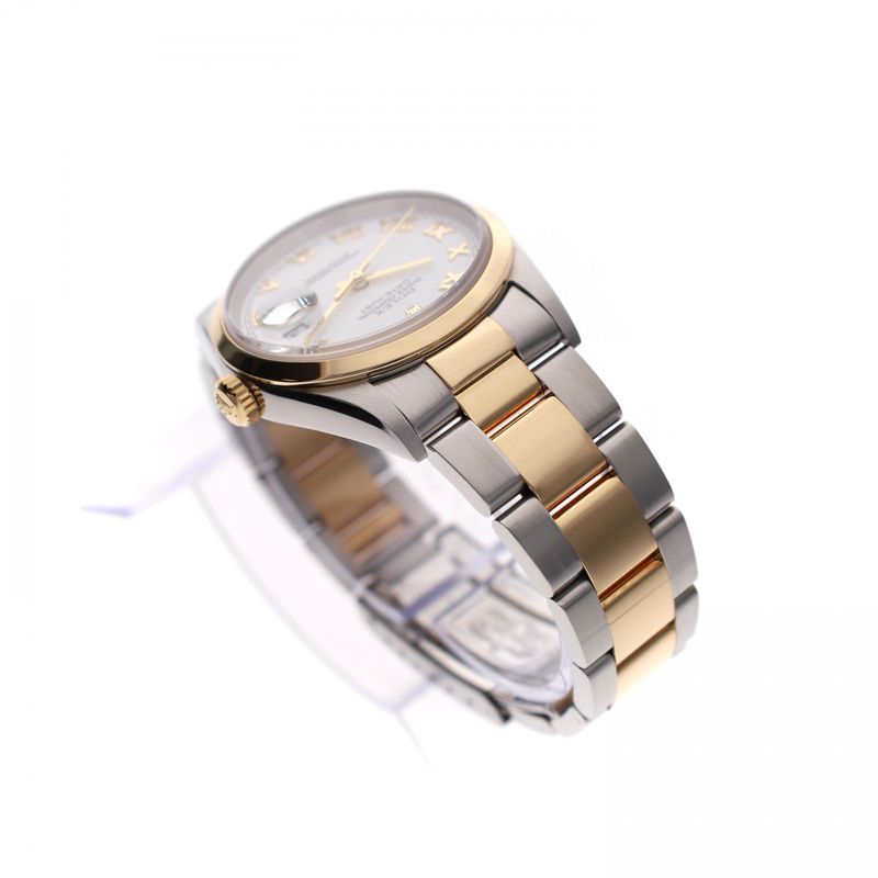 Afbeelding 7 van Rolex Datejust 36mm 16203; Automatisch Horloge (Full-Set 2002)