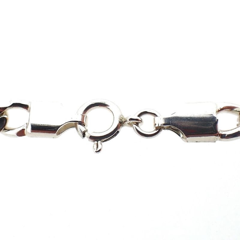 Image 4 of Silver gourmet link bracelet with engraving plate