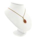 Image 6 of Gold pendant with blood coral