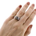 Image 6 of Silver ladies ring with zirconia