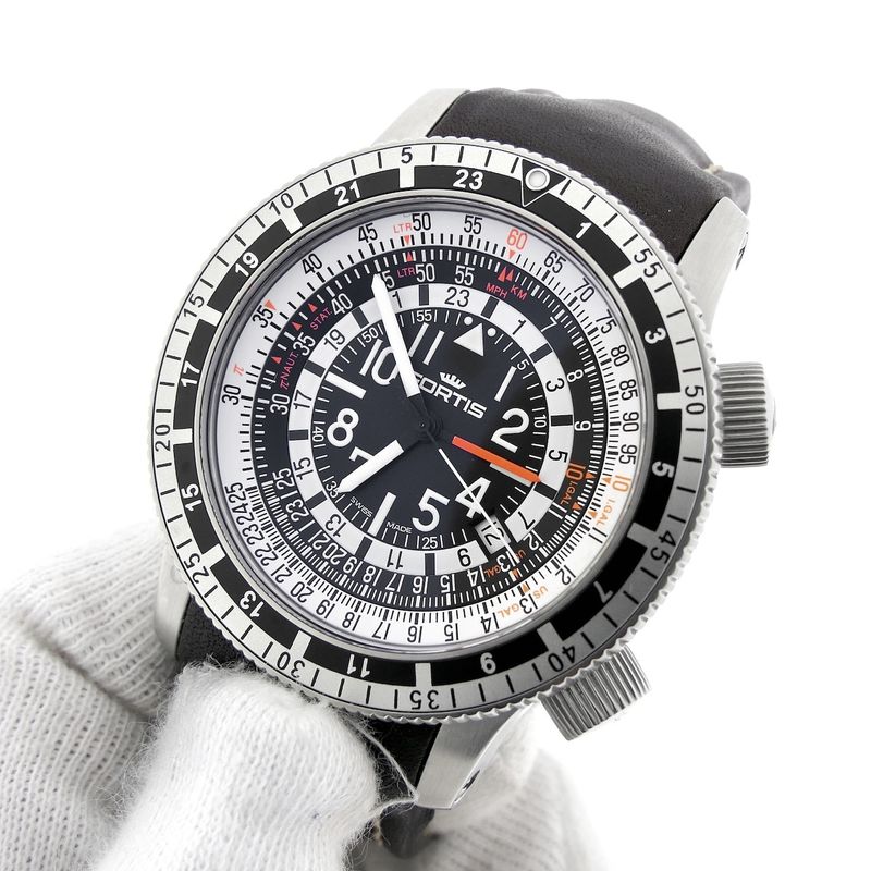 Image 8 of Fortis B-47 Calculator GMT; Automatic men's watch