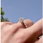 Image 9 of White gold engagement ring with 1.01 ct. diamond | + Natural Diamond certificate