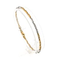 Bicolor Gold Fantasy Link Bracelet