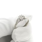 Image 10 of White gold ring with diamond 0.025 ct.