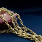 Image 2 of Gold Long Braided Fox Tail Necklace | 87.5 cm